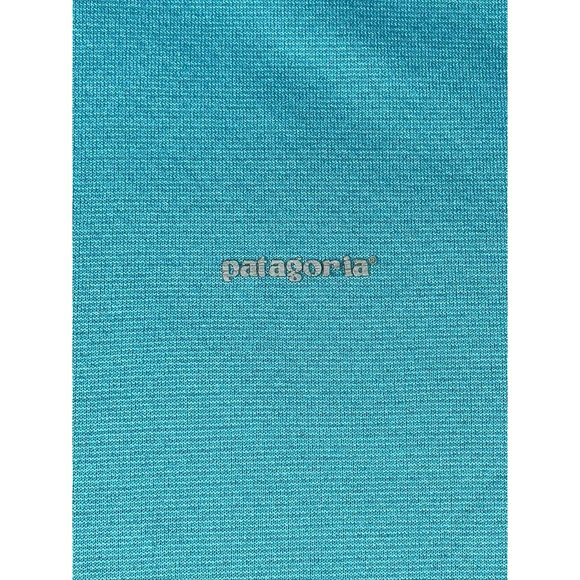 Patagonia Blue & Grey Active Long Sleeve 1/4 Zip Pullover‎ Mens Sz Small - Picture 5 of 10